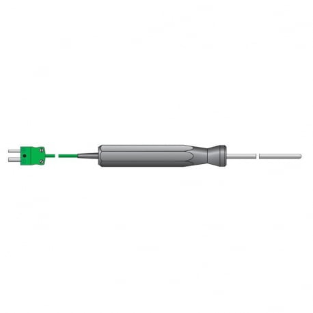 high temperature thermometer probe - 300 mm