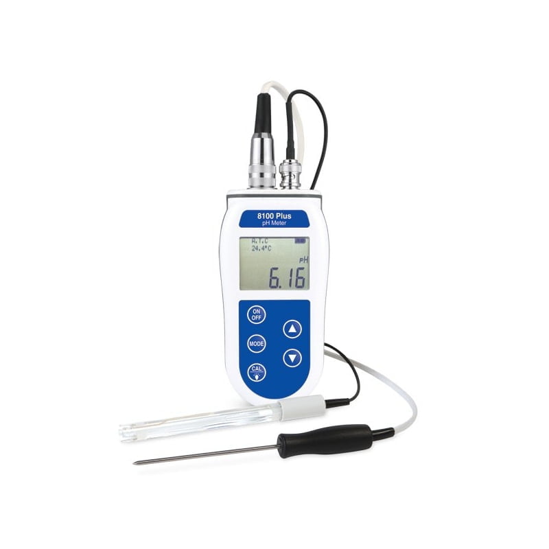 8100 Plus pH temperature meter