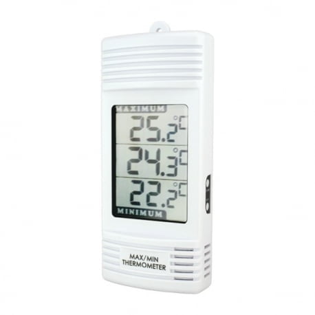 max/min thermometer with internal temperature sensor