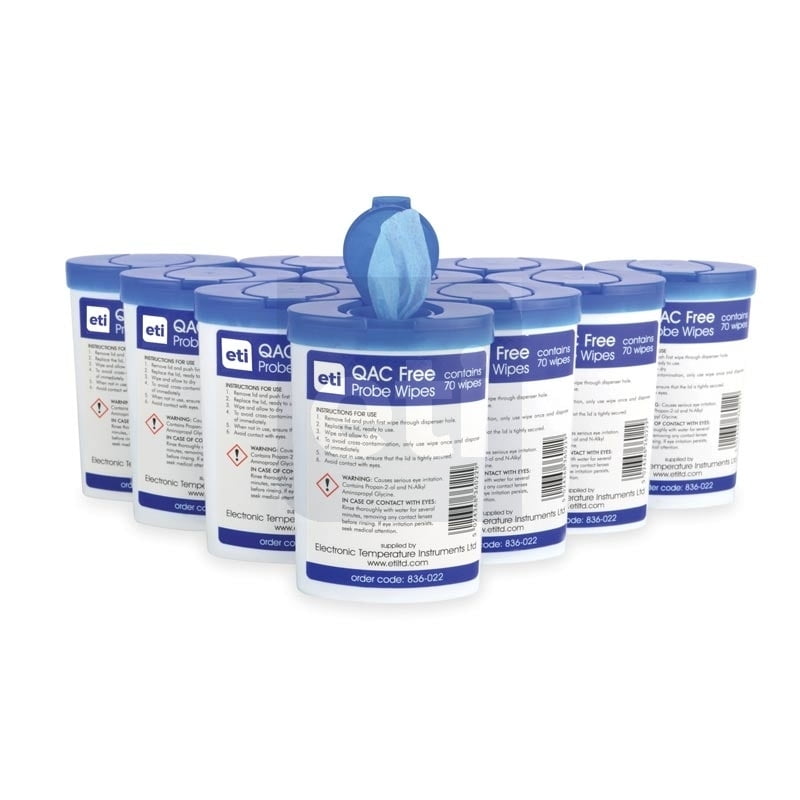 10 tubs of 70 mini probe wipes - Image 2