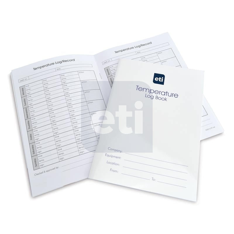 Temperature log books to record temparatures - Image 2